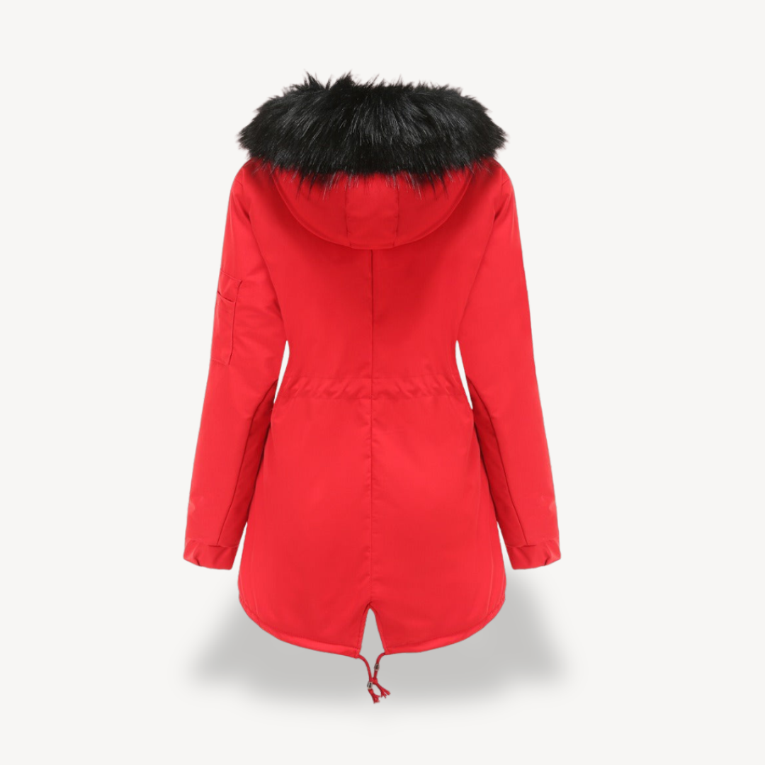 Women’s Faux Fur Hooded Parka Jacket | Loravelle