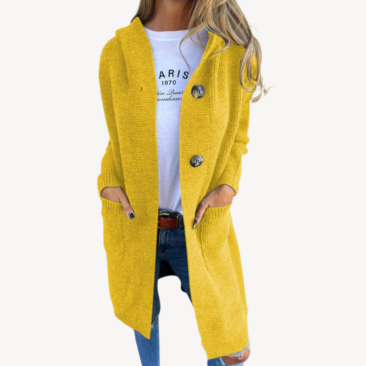 Knit Cardigan Button-Front Casual Outerwear for Women | Loravelle