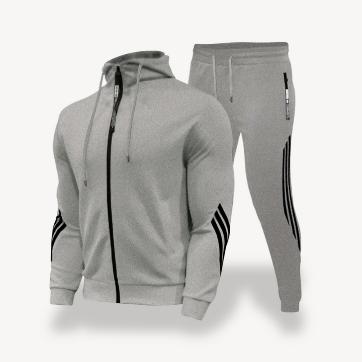 Men's Zip-Up Polyester Tracksuit | Loravelle