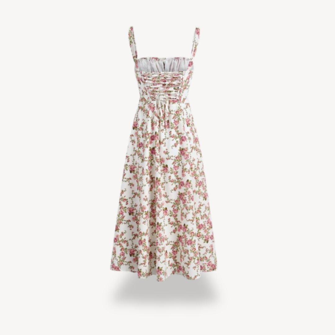 Women’s Floral Split Midi Dress | Loravelle