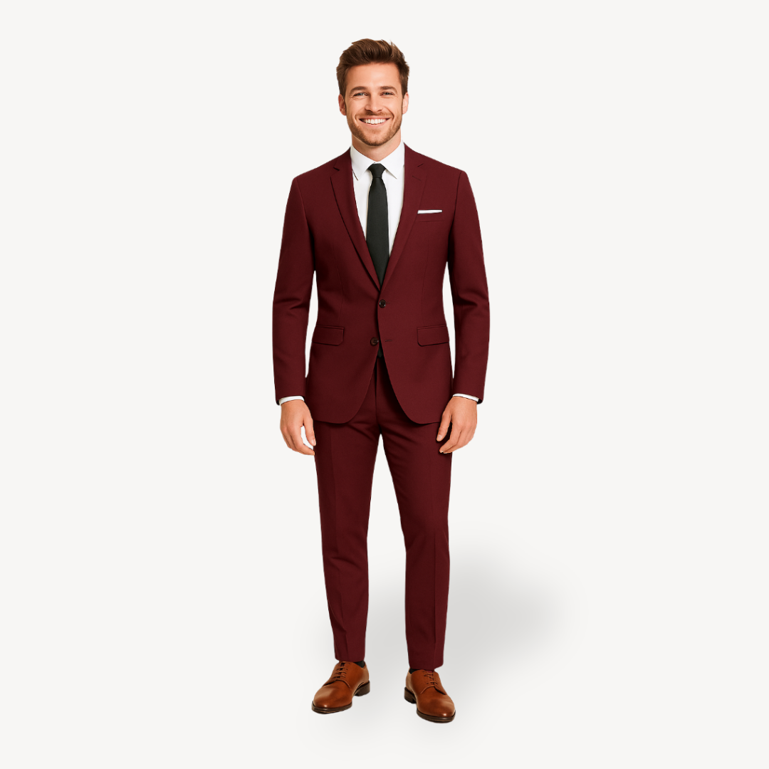 Men’s Tailored Suit with Tie | Loravelle