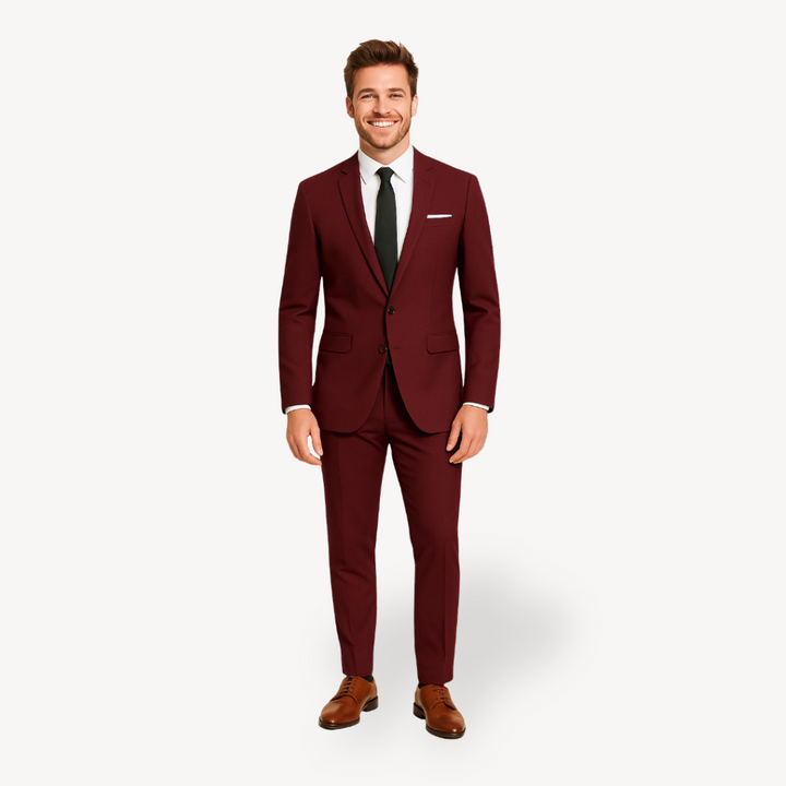 Men’s Tailored Suit with Tie | Loravelle
