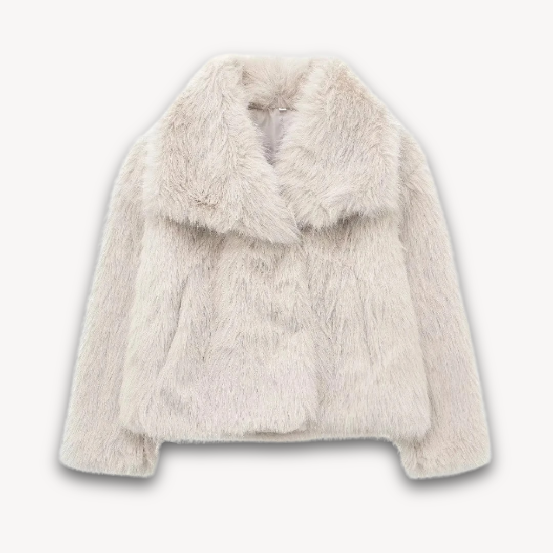 Loravelle | Women's Faux Fur Coat - Soft Winter Jacket, Adult Fashion Outerwear