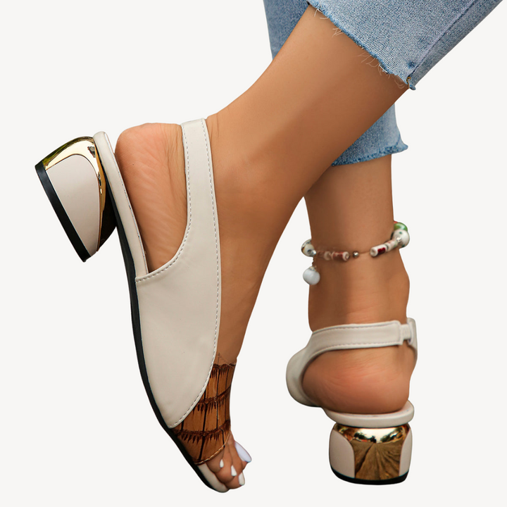 Orthopedic Slingback Heeled Sandals for Women | Loravelle