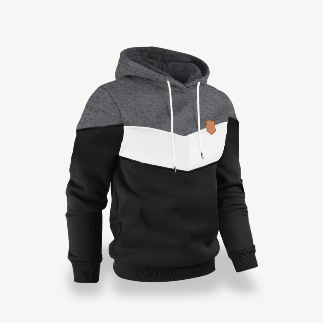Men’s Color Block Hoodie | Loravelle