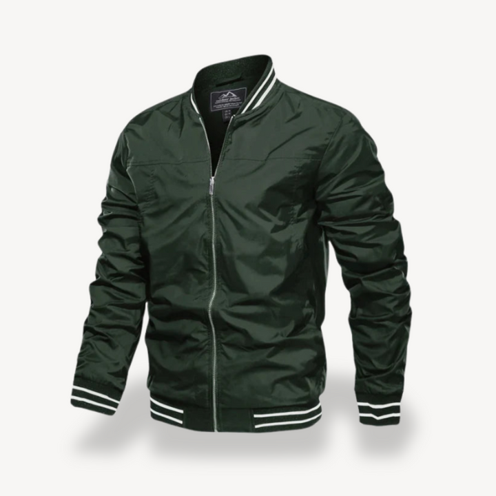 Men's Lightweight Bomber Jacket with Zip | Loravelle