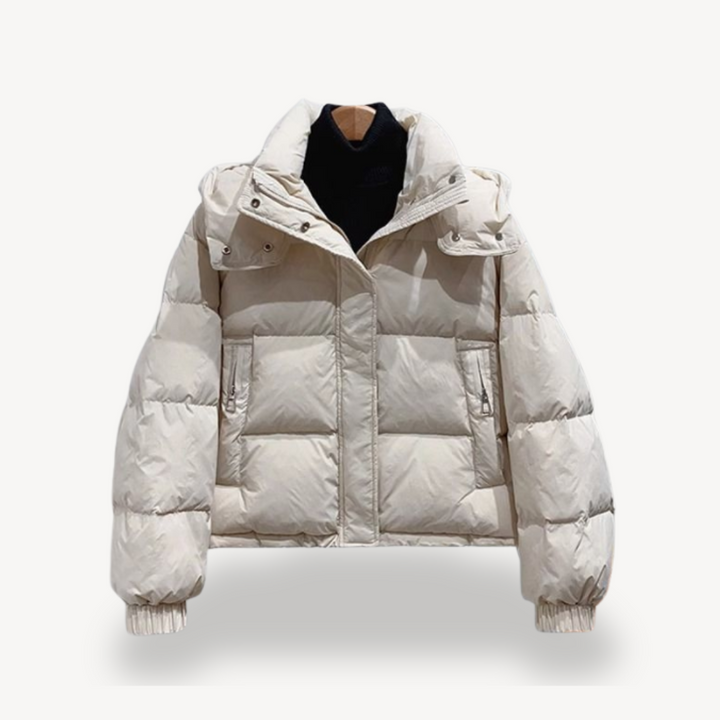 Puffer Jacket with Hood for Women | Loravelle