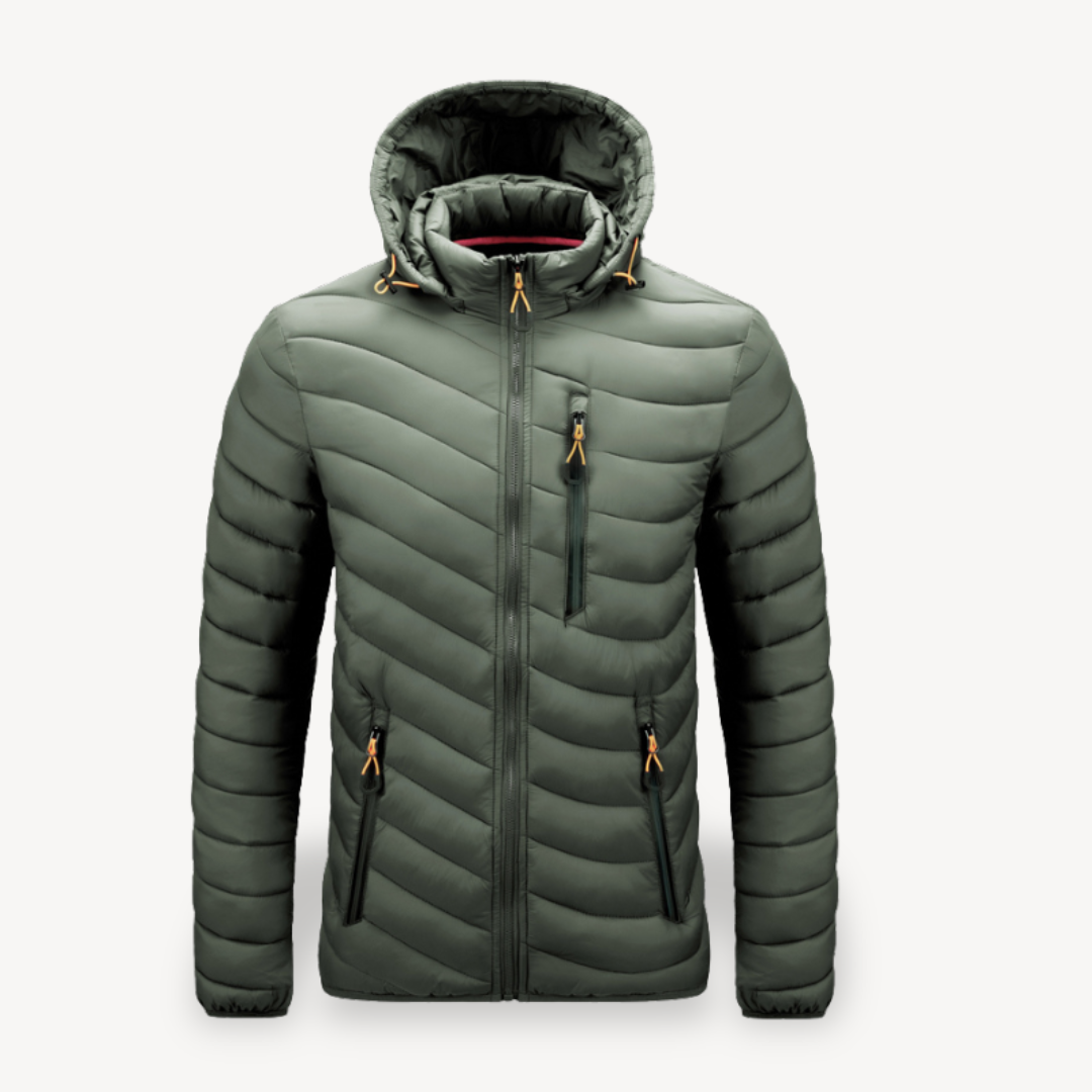 Men's Winter Hooded Padded Jacket | Loravelle
