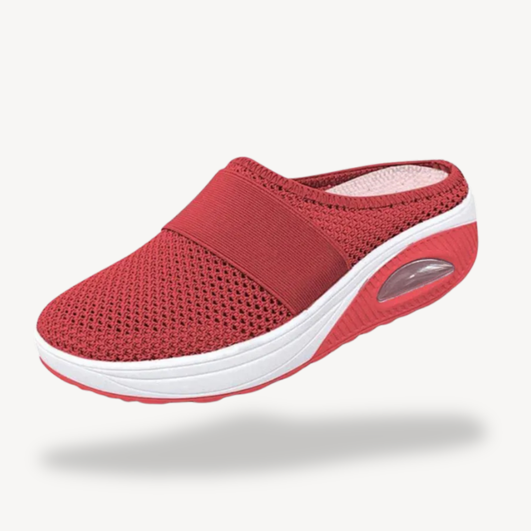 Women's Orthopedic Air Cushion Mesh Slip-on Mule | Loravelle