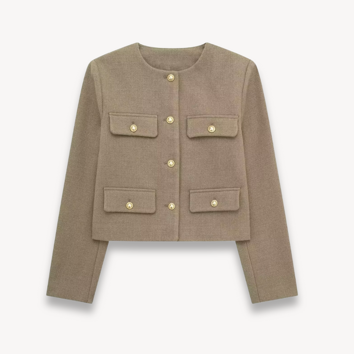 Loravelle | Tailored Pocket Button-Up Jacket