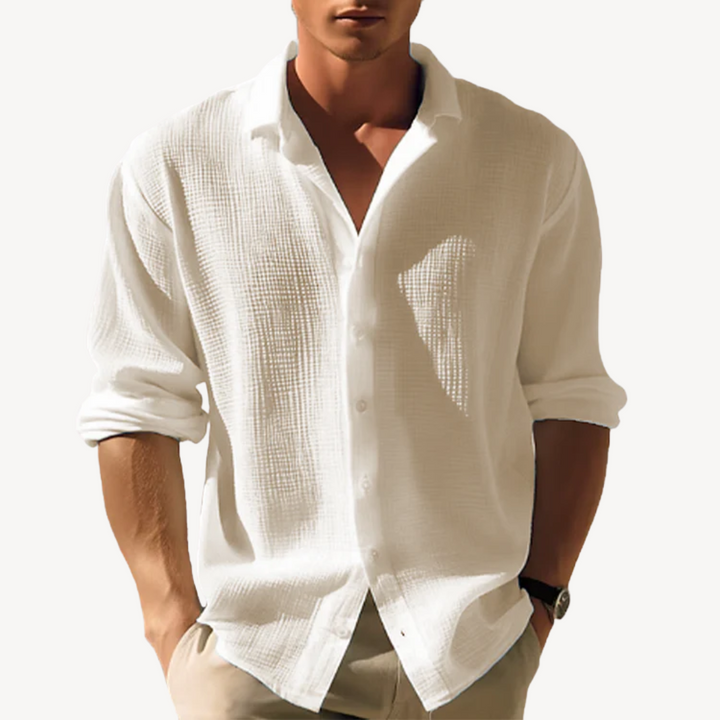 Lightweight Linen Blend Shirt Men | Loravelle