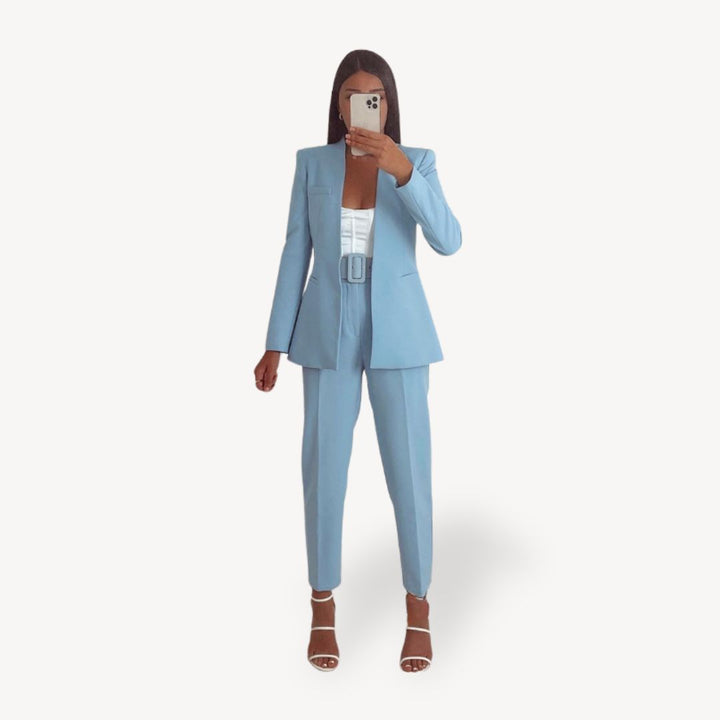 Suit Blazer Pants Set Women | Loravelle