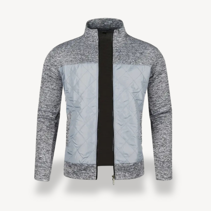 Quilted Padded Zip-Up Jacket Men | Loravelle