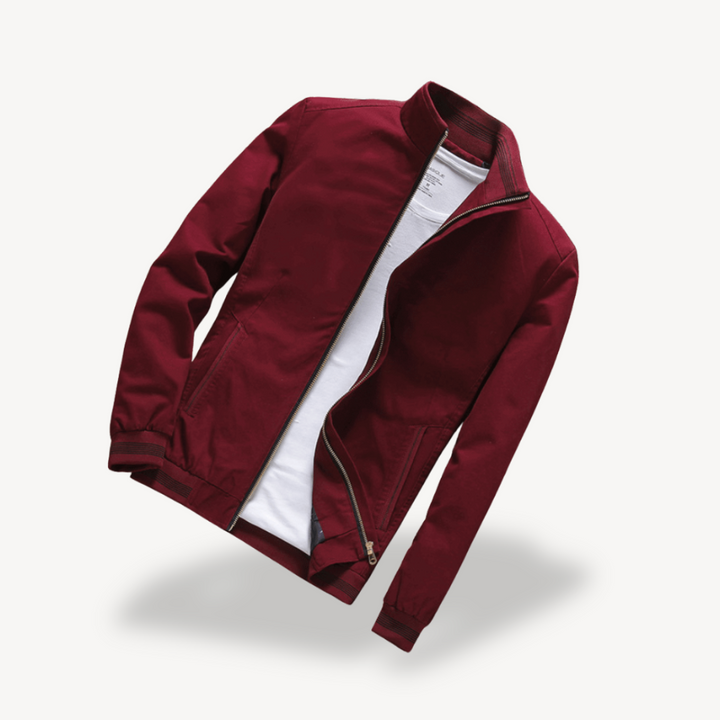 Men's Bomber Jacket Lightweight Zip Casual | Loravelle