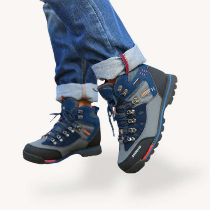 Orthopedic Hiking Boots Leather Waterproof Men | Loravelle