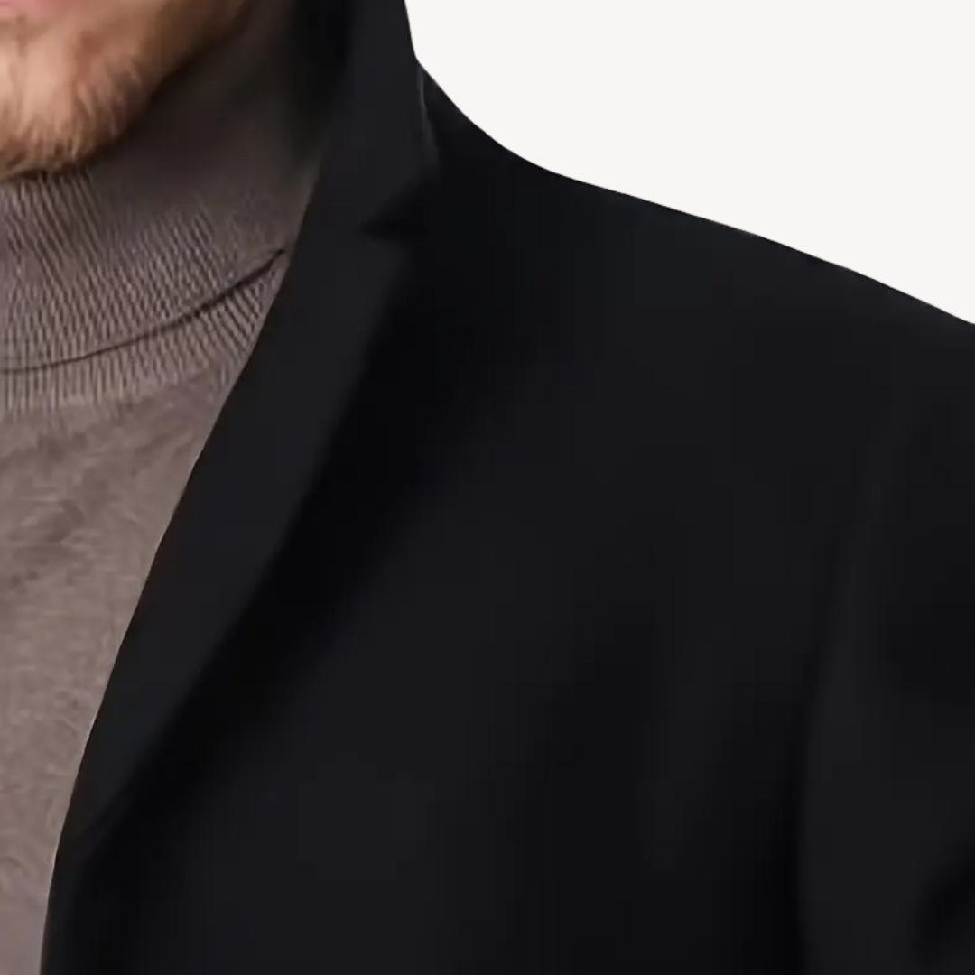 Men's Classic Wool Blend Coat | Loravelle