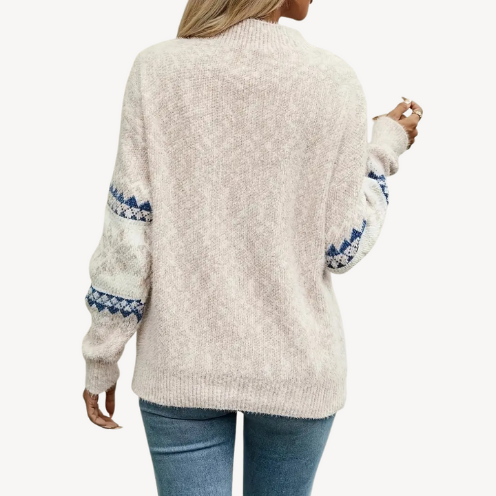 Fair Isle Knit Sweater for Women | Loravelle