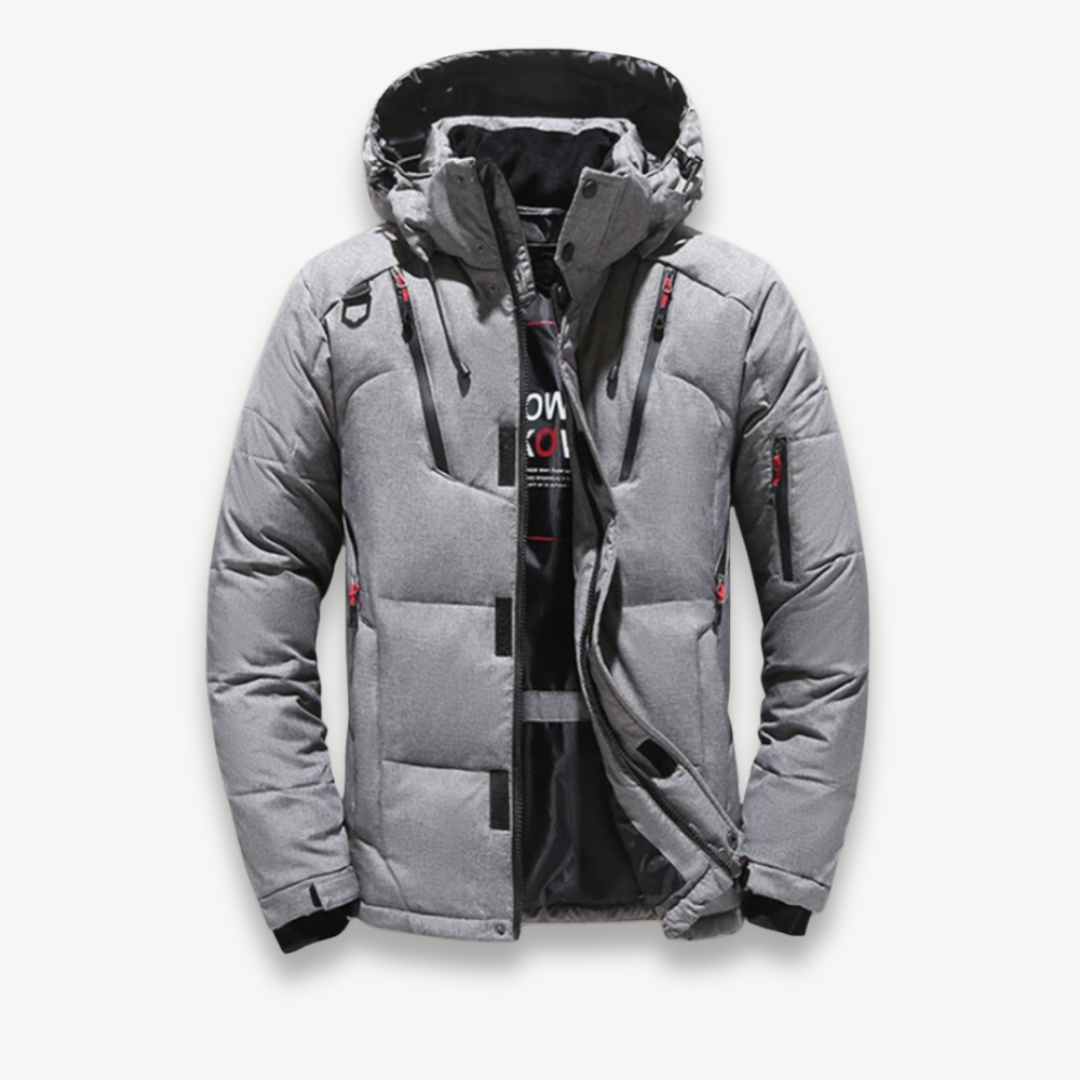 Loravelle | Warm Winter Jacket with Hood for Men