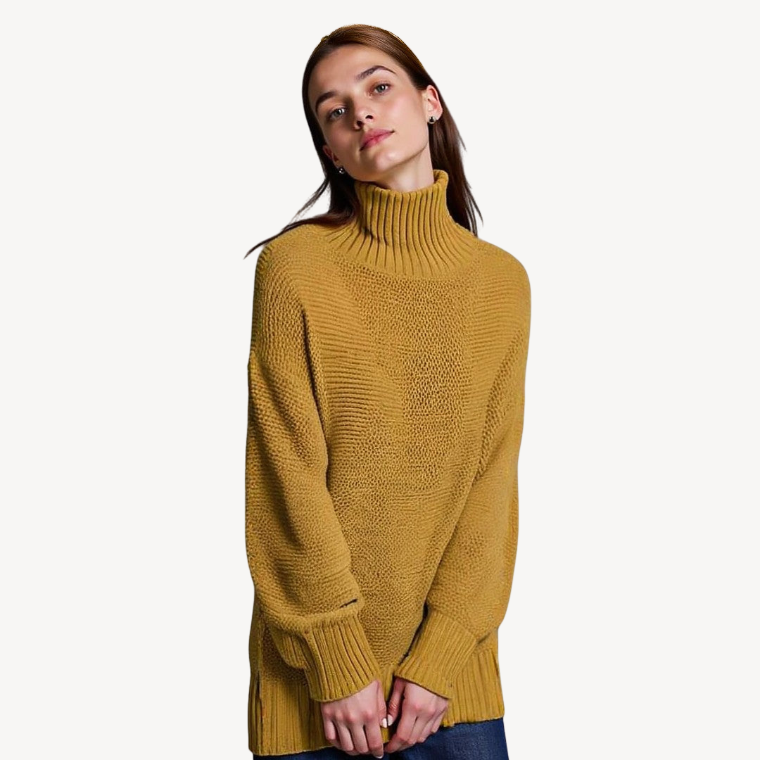 Oversized Turtleneck Sweater | Loravelle