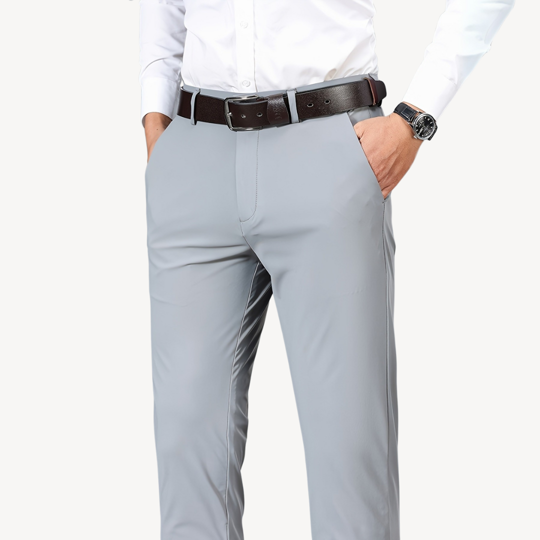 Men's Stretch Tapered Fit Dress Pants | Loravelle