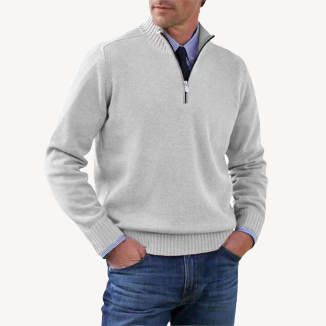 Men's Half-Zip Sweater | Loravelle