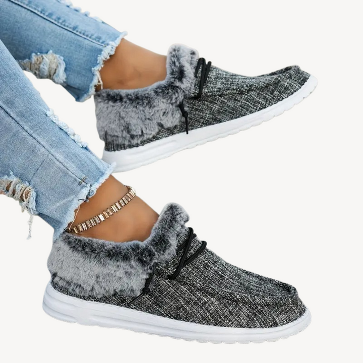 Orthopedic Slip-On Fur Lined Shoes | Loravelle