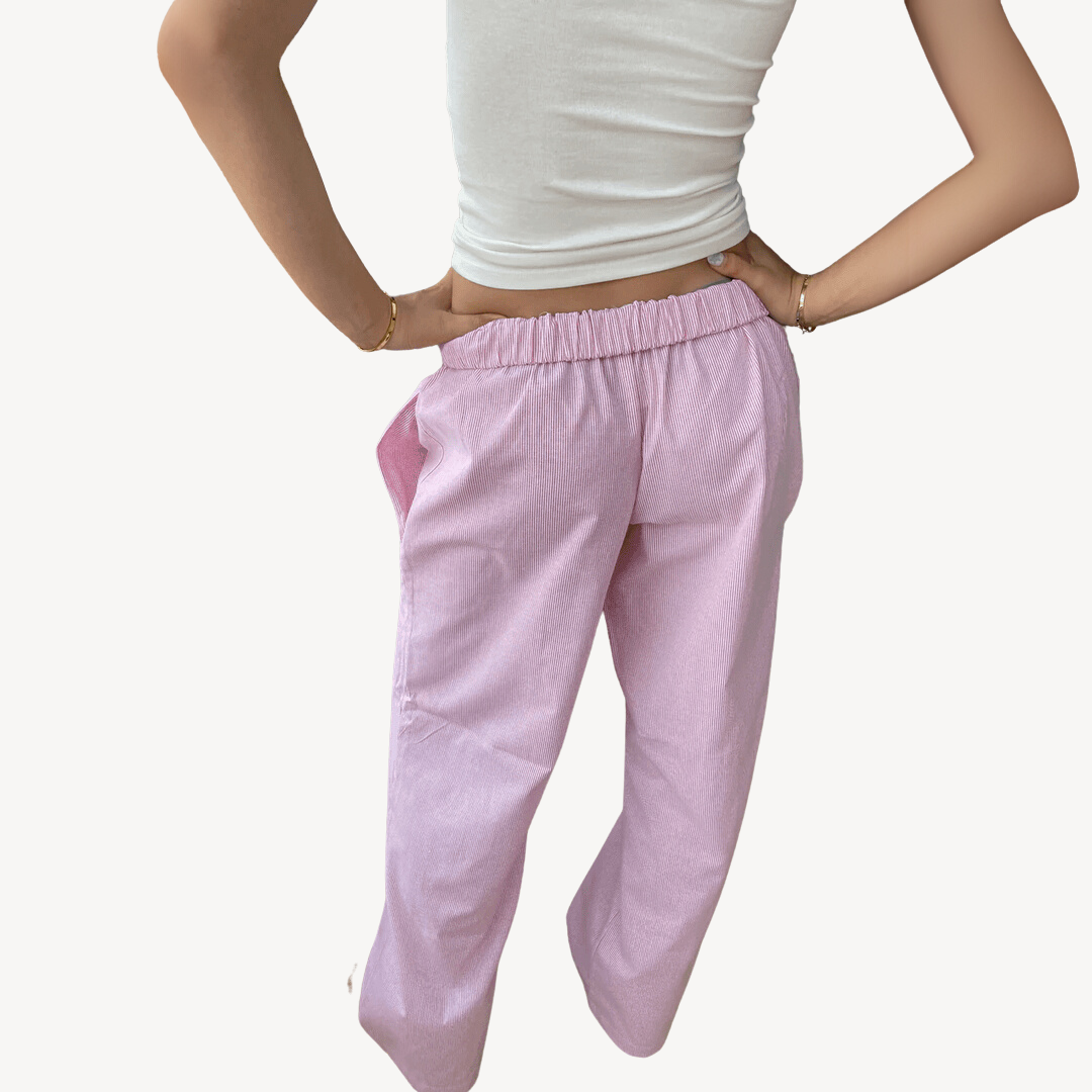 Women's Linen Blend Lounge Pants | Loravelle
