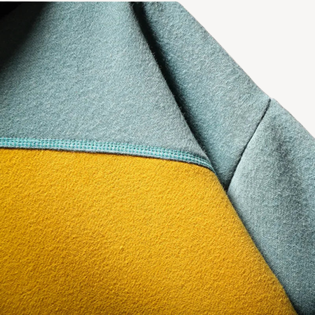 Color-Blocked Hoodie | Loravelle