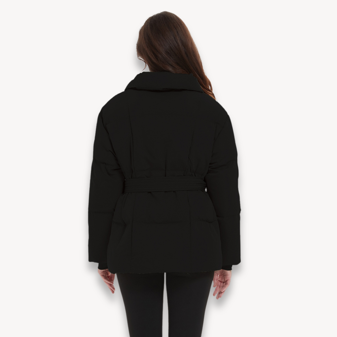 Loravelle | Belted Quilted Puffer Jacket for Women