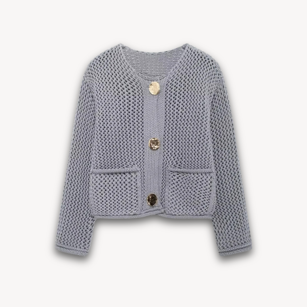 Loravelle | Women’s Autumn Winter Knitted Cardigan – Casual Button Long Sleeve Sweater - Loose Fit