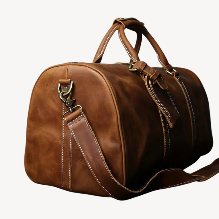 Leather Duffel Bag for Men | Loravelle