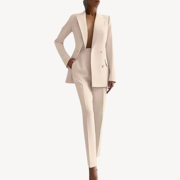 Women's Business Fabric Suit Set | Loravelle
