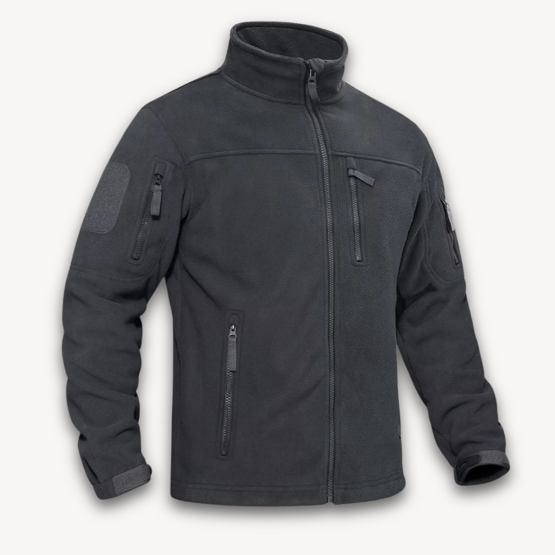 Loravelle | Men's Tactical Fleece Jacket - Full-Zip Lightweight Outerwear