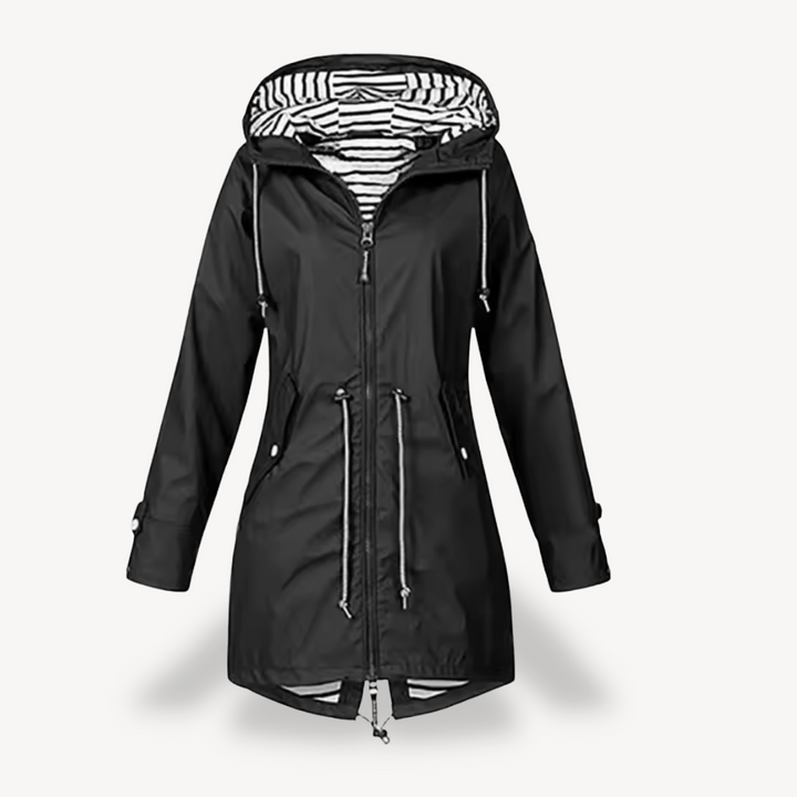 Women’s Waterproof Hooded Rain Jacket | Loravelle