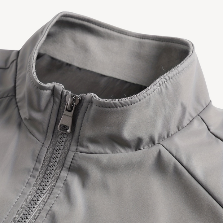 Men’s Polyester Casual Outerwear Zip Jacket | Loravelle