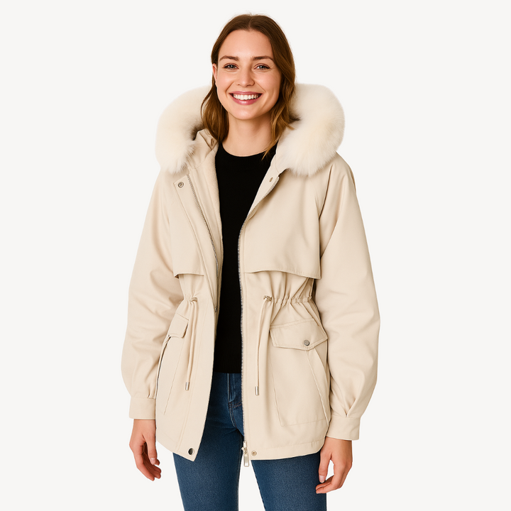 Women's Faux Fur-Lined Parka Jacket | Loravelle