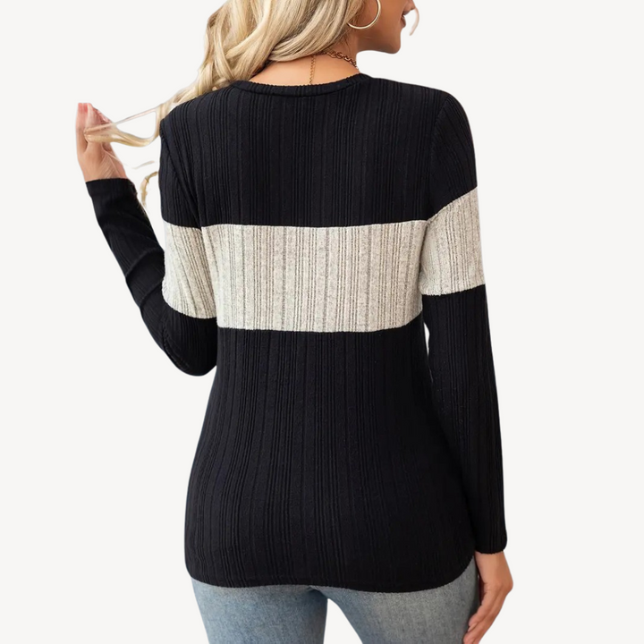 Striped Long Sleeve Top for Women | Loravelle