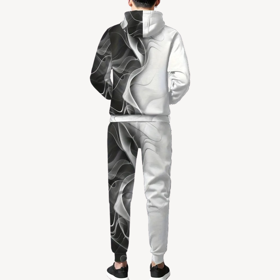 Men’s Gradient Hoodie Tracksuit Set | Loravelle