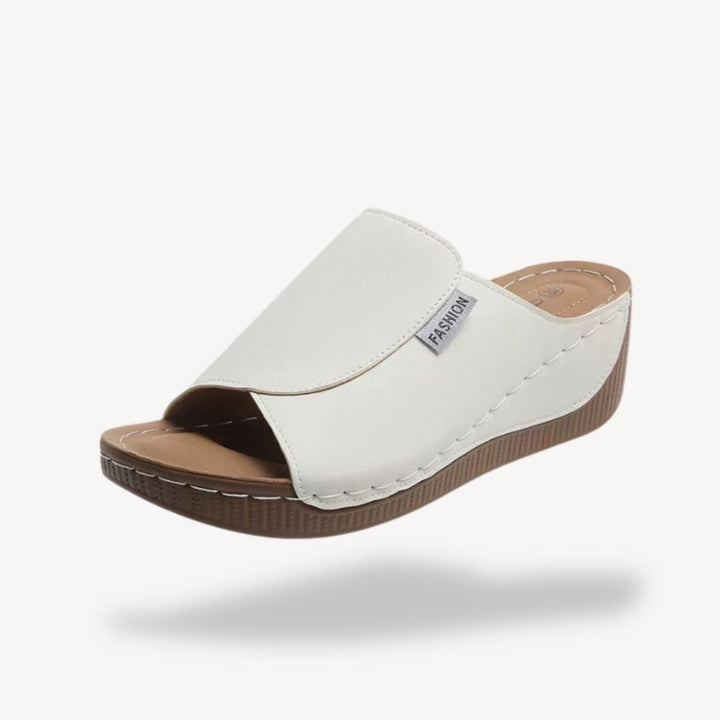 Leather Orthopedic Wedge Sandals Women | Loravelle
