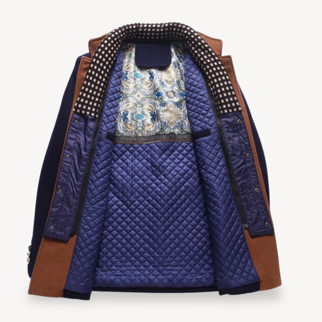 Wool Blend Casual Coat Men | Loravelle