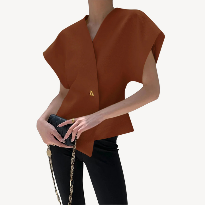 Women’s V-Neck Structured Vest | Loravelle
