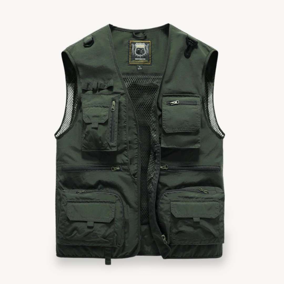 Men's Outdoor Fishing Vest with Pockets | Loravelle