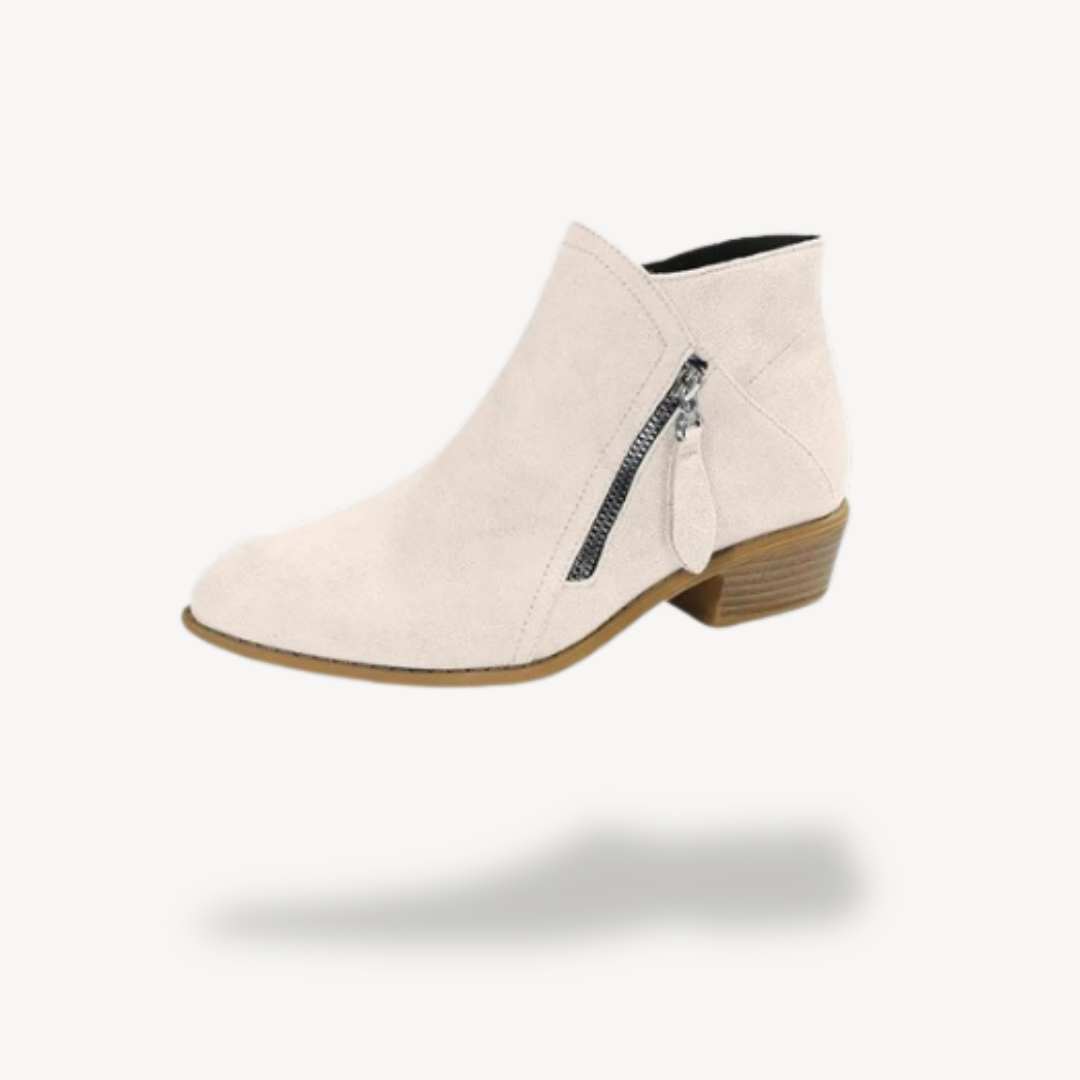 Orthopedic Suede Ankle Boots Women | Loravelle