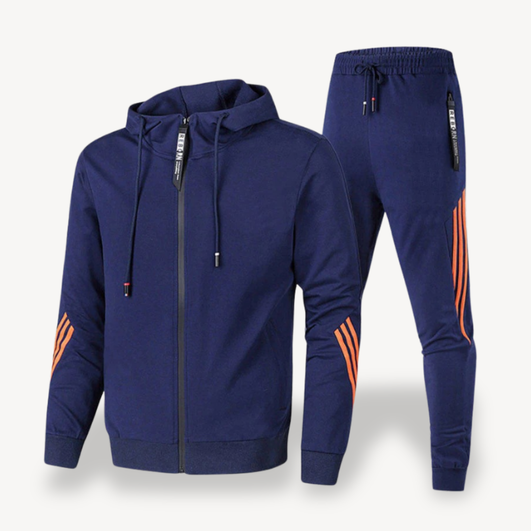 Men's Cotton Blend Tracksuit | Loravelle
