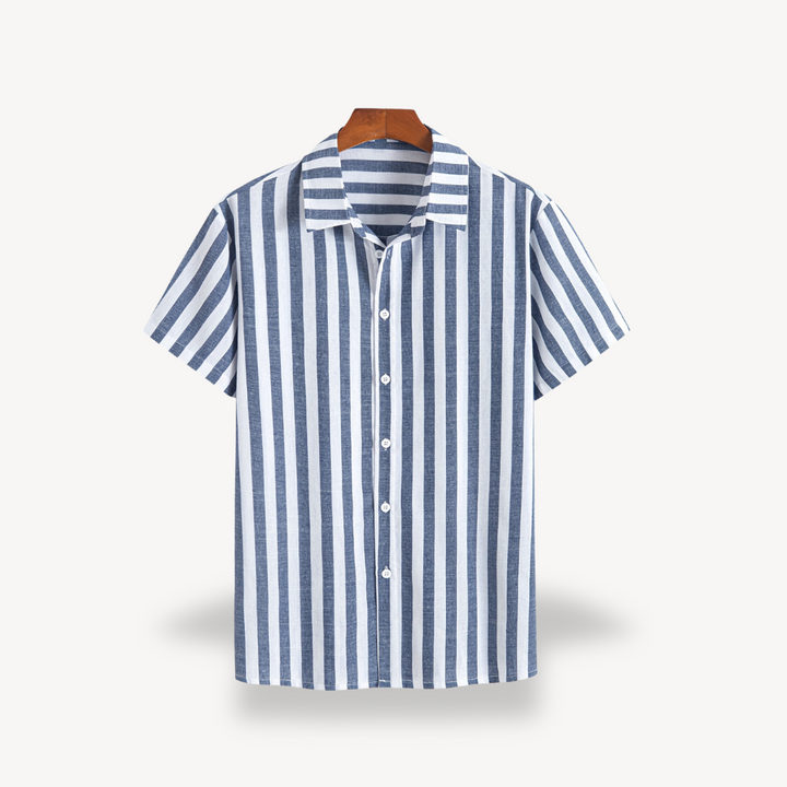 Men's Striped Button-Down Shirt - Comfortable & Stylish | Loravelle