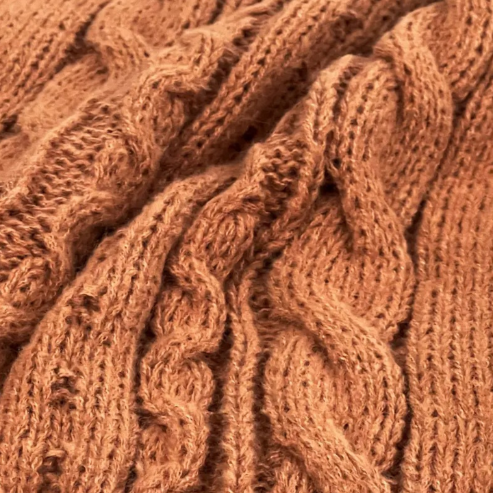 Cable Knit Turtleneck Dress for Women | Loravelle