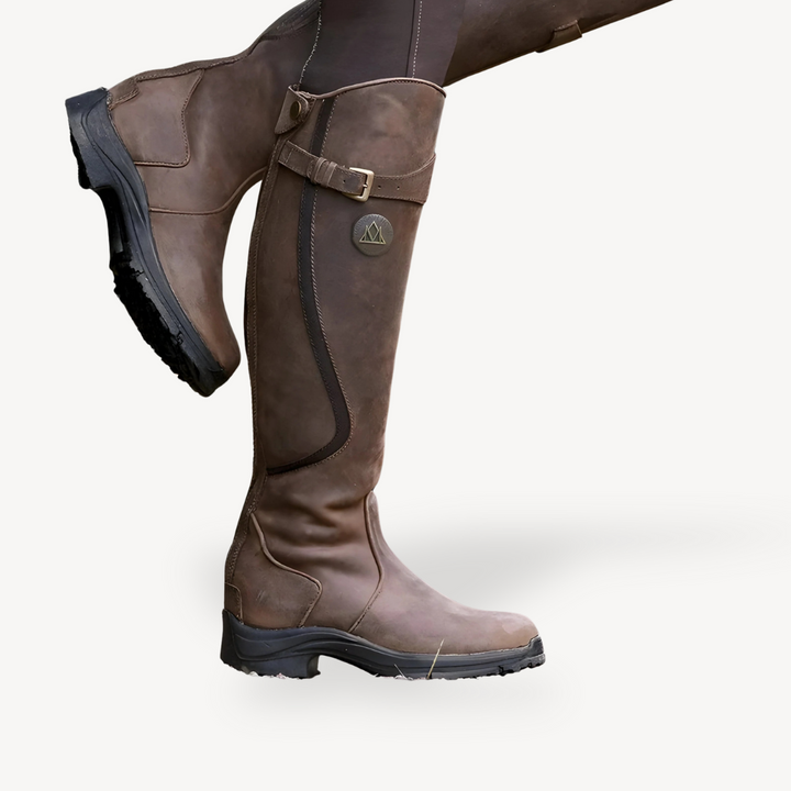 PU Leather Orthopedic Riding Boots Women | Loravelle