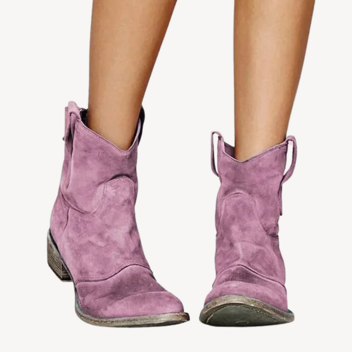 Women’s Orthopedic Suede Ankle Boots | Loravelle