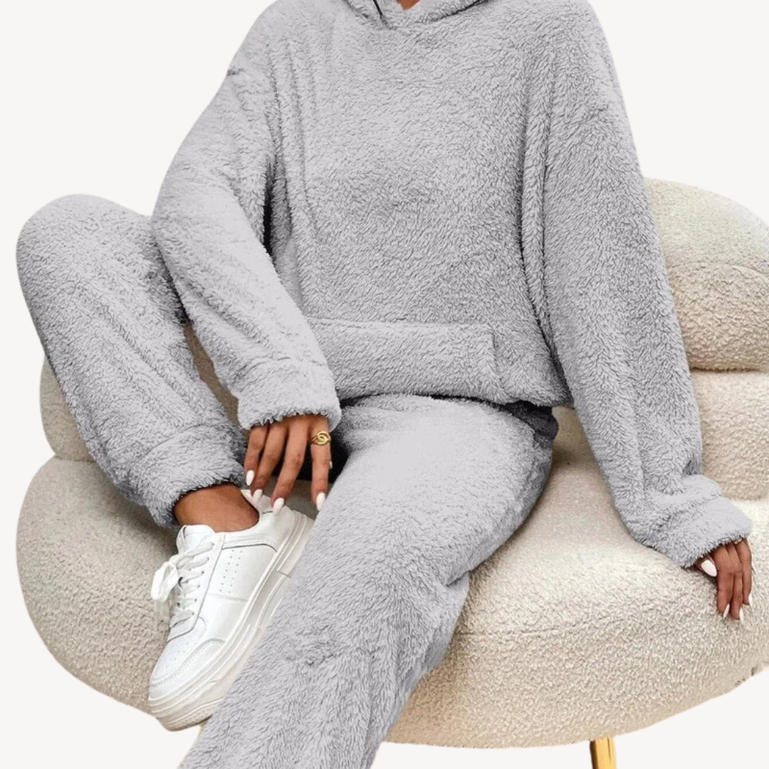 Women’s Fleece Loungewear Set Tracksuit | Loravelle