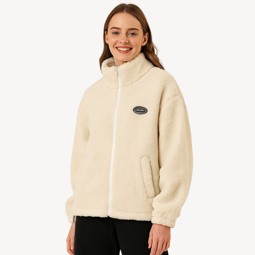 Women's Fleece Zip-Up Jacket | Loravelle